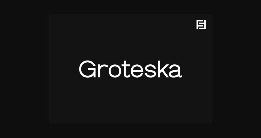 Groteska Font Poster 3