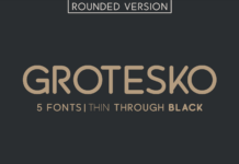 Grotesko Font Poster 1