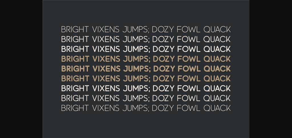 Grotesko Font Poster 6