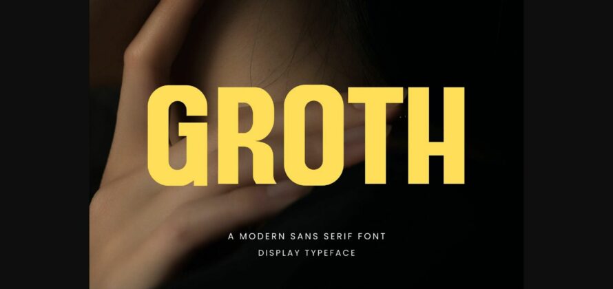 Groth Font Poster 3