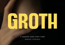 Groth Font Poster 1