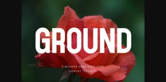 Ground Font Poster 1