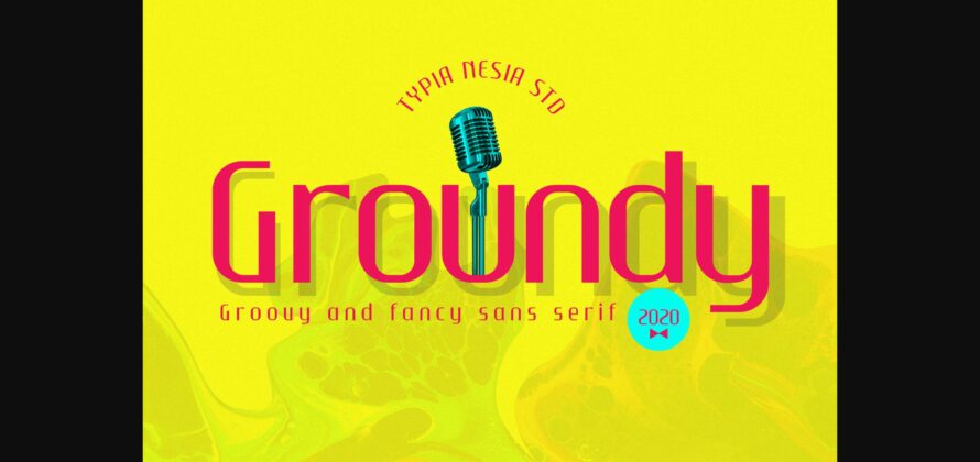 Groundy Font Poster 3
