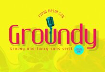 Groundy Font Poster 1