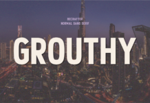 Grouthy Font Poster 1