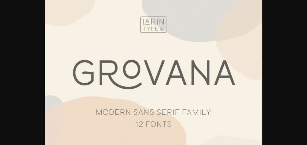 Grovana Font Poster 1