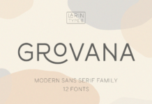 Grovana Font Poster 1