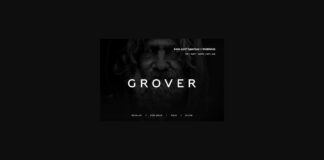 Grover Font Poster 1