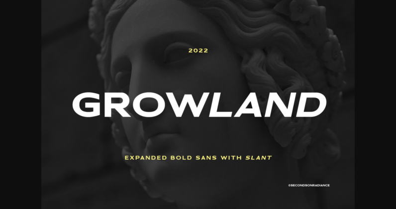 Growland Font Poster 3
