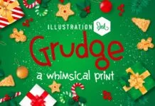 Grudge Font Grudge Font Poster 1