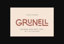 Grunell Font Poster 1