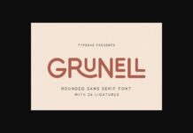 Grunell Font Poster 1