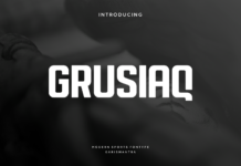 Grusiaq Font Poster 1