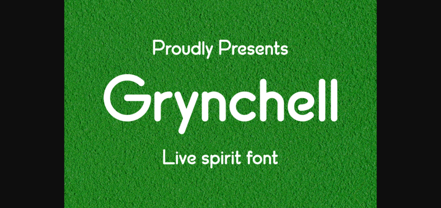 Grynchell Font Poster 3