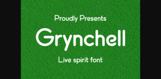 Grynchell Font Poster 1