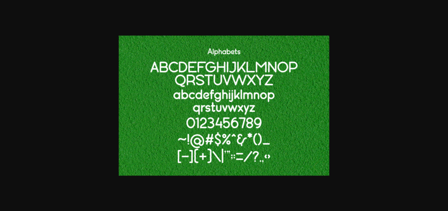 Grynchell Font Poster 4