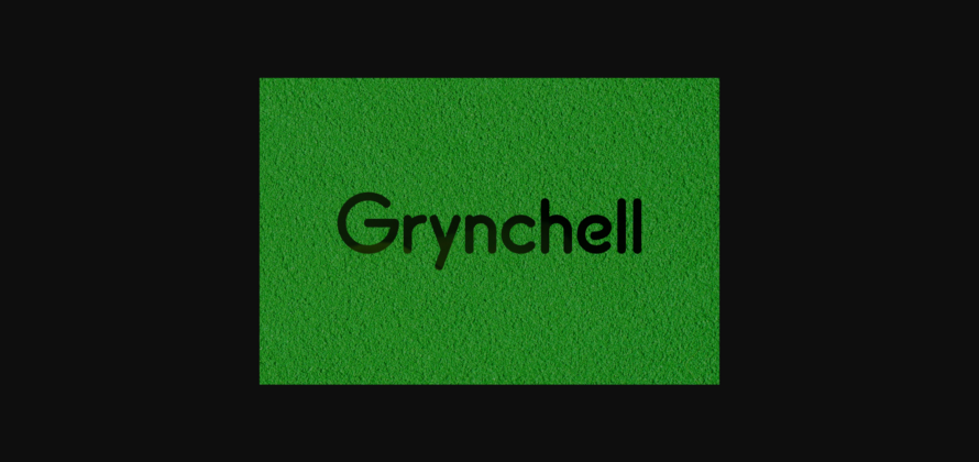 Grynchell Font Poster 7