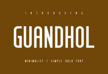 Guandhol Bold Font Poster 1