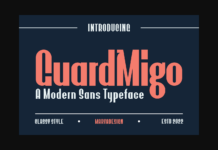 Guardmigo Font Guardmigo Font Poster 1