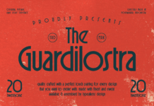 Guardilostra Font Poster 1