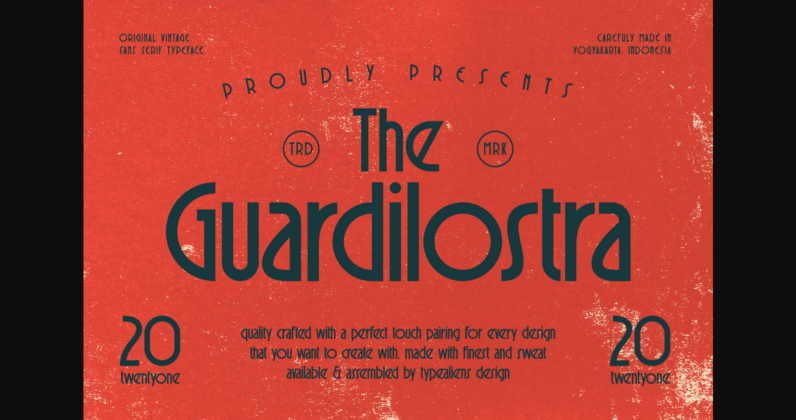 Guardilostra Font Poster 1