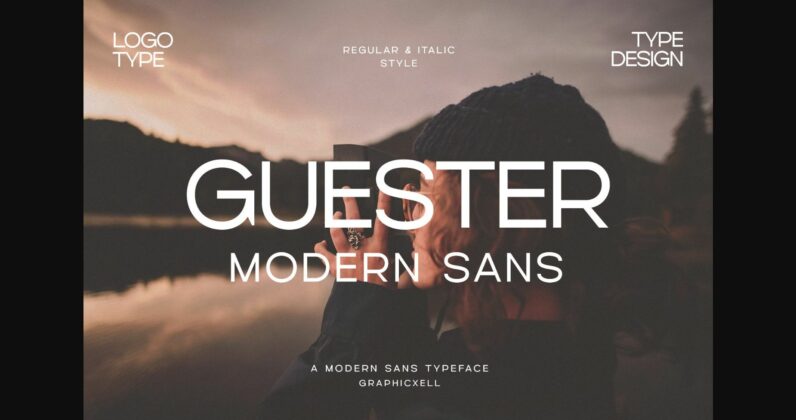Guester  Font Poster 3