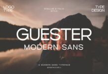 Guester  Font Poster 1