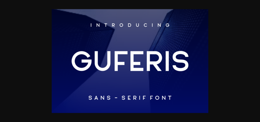 Guferis Font Poster 3