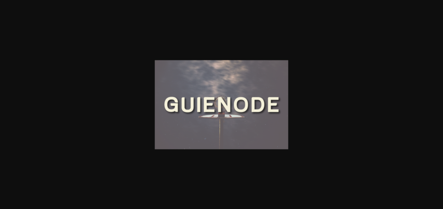 Guienode Font Poster 3