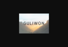 Guliwon Font Poster 1