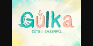 Gulka Font Poster 1