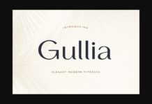 Gullia Font Poster 1