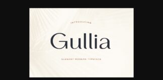 Gullia Font Poster 1