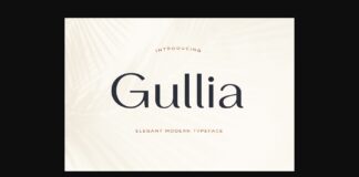 Gullia Font Poster 1