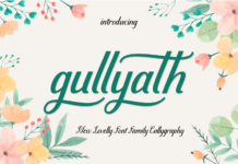 Gullyath Font Poster 1