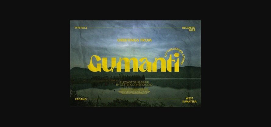 Gumanti Font Poster 3