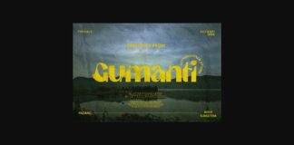 Gumanti Font Poster 1