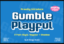 Gumble Playful Font Poster 1