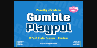 Gumble Playful Font Poster 1