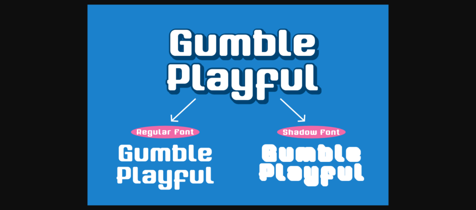 Gumble Playful Font Poster 4