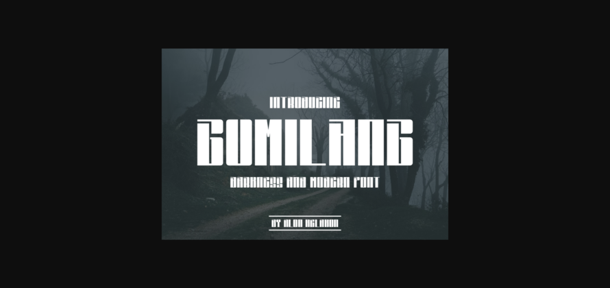 Gumilang Font Poster 3