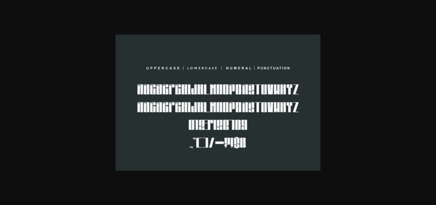 Gumilang Font Poster 7