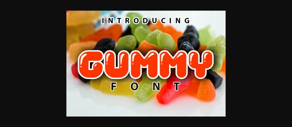 Gummy Font Poster 3