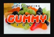 Gummy Font Poster 1
