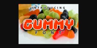 Gummy Font Poster 1