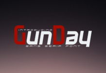 Gunday Font Poster 1