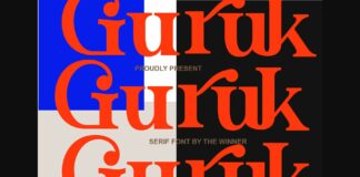 Guruk Font Poster 1