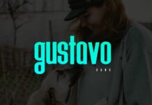 Gustavo Font Poster 1