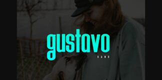 Gustavo Font Poster 1