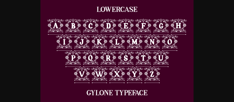 Gylone Font Poster 5